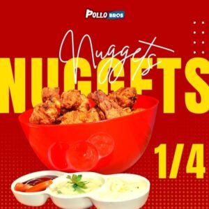 NUGGETS DE POLLO x 1/4 kg + 1 SALSA A ELECCION