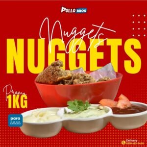 NUGGETS DE POLLO x 1Kg + 3 SALSAS A ELECCION
