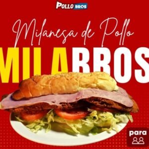 SANDWICH MILANESA DE POLLO ESPECIAL (CON GUARNICION)